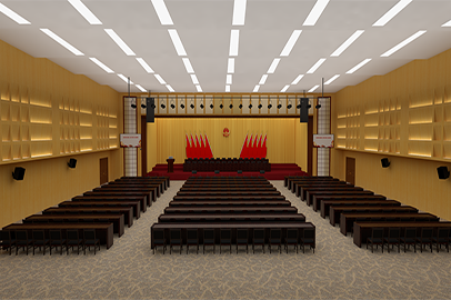 人大、政協(xié)表決會議室報告廳（550-750m2）